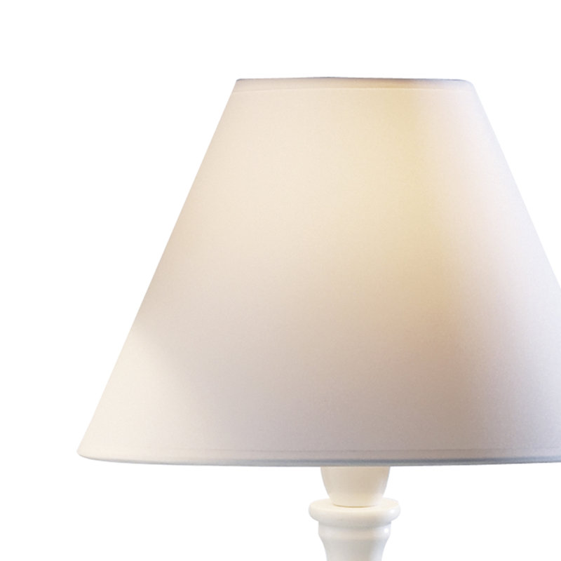 Boswell Solid Wood Table Lamp, White