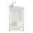 55 " W Freestanding Standard 1 Single Vanity Bathroom Vanity With Carrara Marble Top-85364395