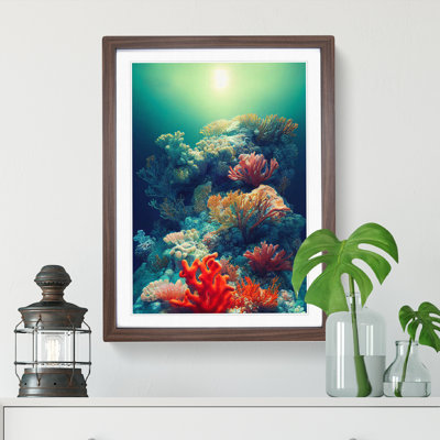 Sensational Coral Reef - Framed Print