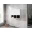 Armoire latérale de salle de bain 12 po, 3 portes à fermeture douce, montage flottant, 12 * 3 (emballage KD)-1150062797