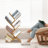 Dionisie 6-Tier Tree-Shape Bamboo Small Bookcases Book Organizer