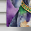 Drapeau de maison de Mardi Gras en polyester double face H 28 po x l 40 po