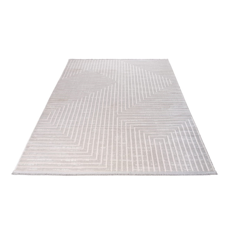 Tapis d'intérieur gris, tapis de salon abstrait La dole Rugs - 5 x 8, 6 x 9, Rectangle 5 pi 3 po x 7 pi 6 po