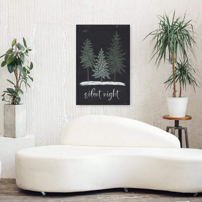 Silent Night 1 Piece Wrapped Canvas Wall Art, 91.44cm H x 60.96cm W