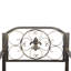 Chaise berçante d'extérieur en métal Ameiyah