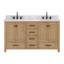 Modero 60" Double Bathroom Vanity with Top-1086689210-1109638951-1109638947