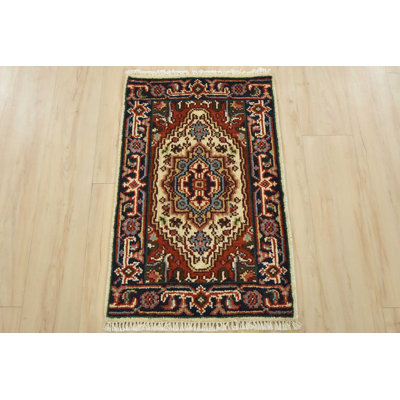Serapi Rug 1'11'' X 3' Wool Tribal Hand-Knotted Oriental Carpet