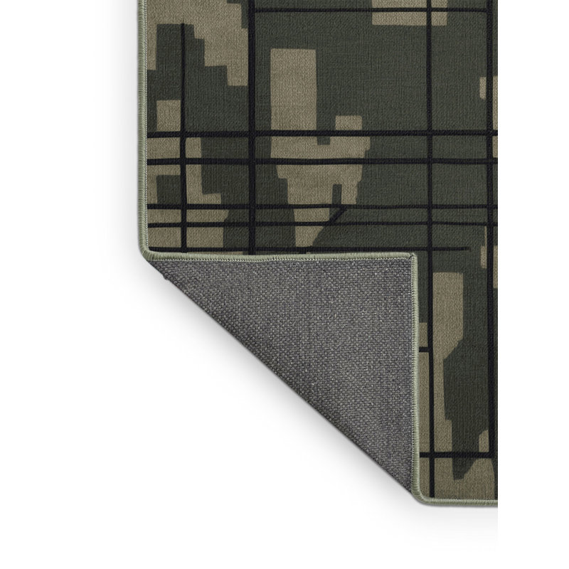 Recon Stripe Rug, Round 7'