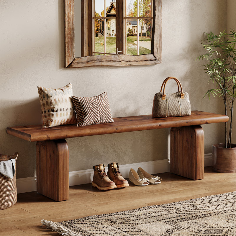 Solid Wood Bench