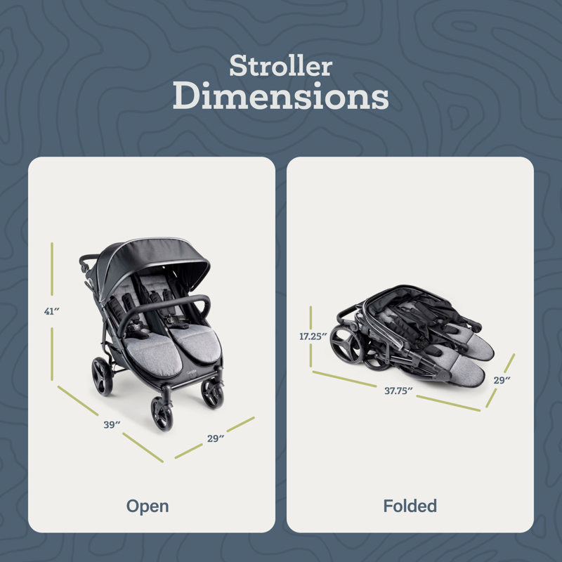 Gaggle Roadster Foldable Double Stroller