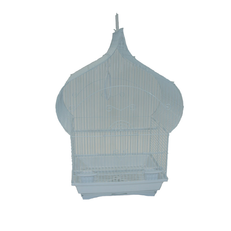 Cage à oiseaux en forme de Taj Mahal Huron, Blanc