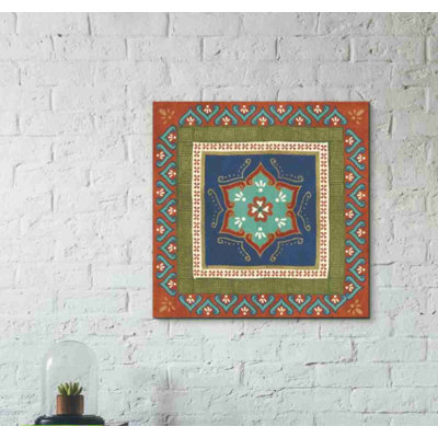 «Mexico Fiesta I» par Veronique Charron, art mural sur toile