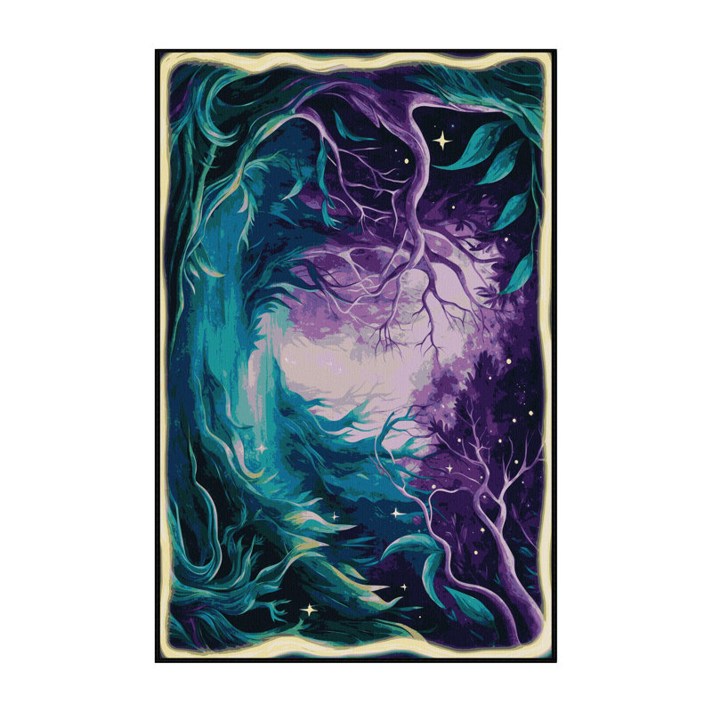 Twilight Flora Rug, Rectangle 5' x 8'