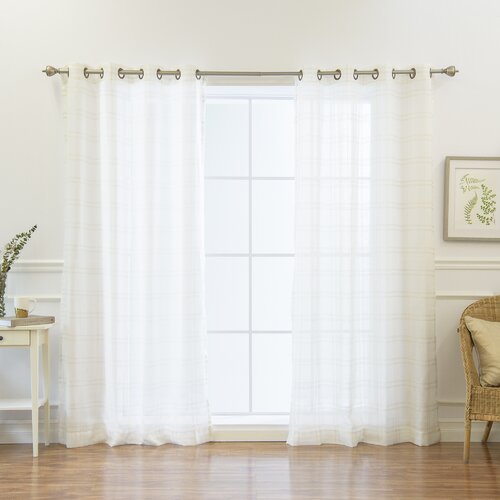 Best Home Fashion, Inc. Polyester Room Darkening Curtain Pair & Reviews ...