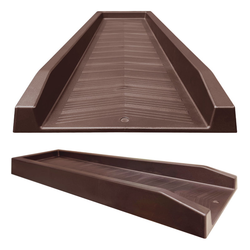 Master Mark Splash Block Plastic Downspout Extensions, Green