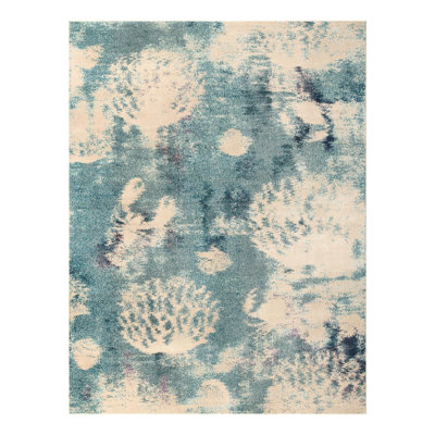 Tapis bleu clair Esposito