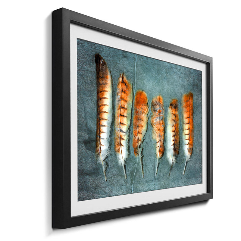 Streetart Red Kite - Single Picture Frame Print, 64cm H x 84cm W x 2.2cm D