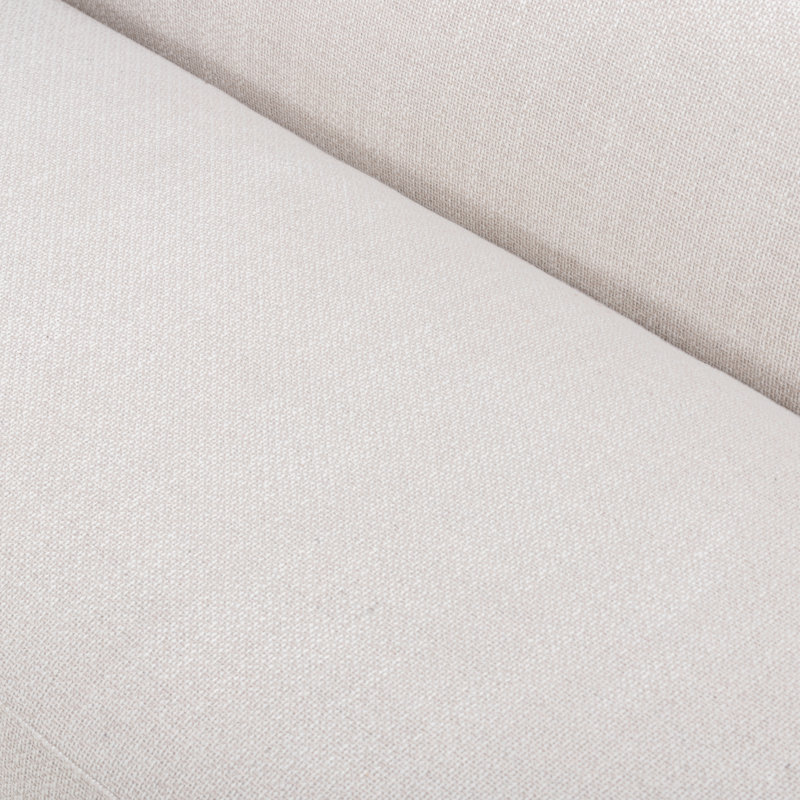 Gibson Wheat 96'' Polyester Blend Tuxedo Arm Sofa