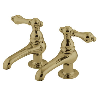 Kingston Brass Vintage Two-Handle Deck Mount Basin Tap Faucet