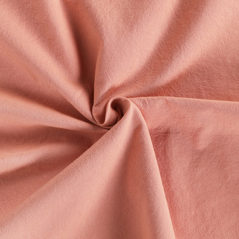 Ensemble de housse de couette 100% coton Laduke, Housse de couette simple + 1 taie d'oreiller 24 po, Rose