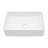 19.63"x13.69" White Ceramic Rectangular Bathroom Sink