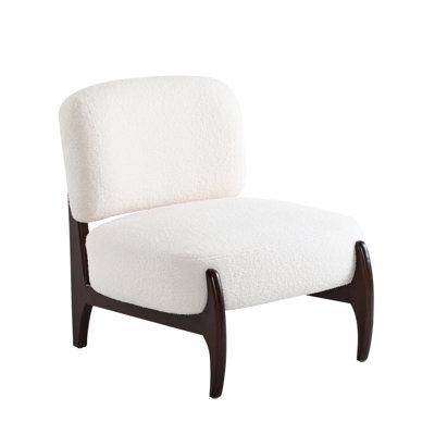 Méridienne 25,5 po beige avec cadre solide et confortable - 25,5 po moderne et confortable pour le bois