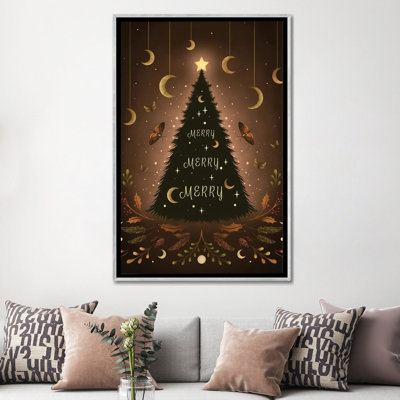 Merry Merry - Wall Art Print - Framed Canvas
