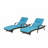 Wicker Reclining Lounge Chair Lawn Sunbathing Chairs Recliner up to 150° Beach Poolside Garden-2017012068