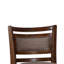 Chaise de comptoir pivotante courbée, assise rembourrée en tissu, brun-1148315834-1099804595