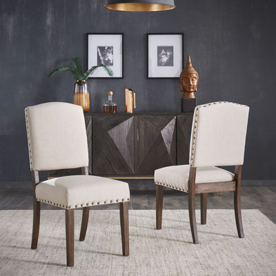 Aldrina 20.5'' H Linen Upholstered Side Chair