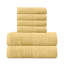 Ensemble de serviettes de bain 100% coton Phoebe 500 g / m² zéro absorbant Home Weavers, 16 po x 24 po (4), 27 po x 54 po (2) (2 serviettes de bain, 4 serviettes de toilette), turquoise-130204256-130204255
