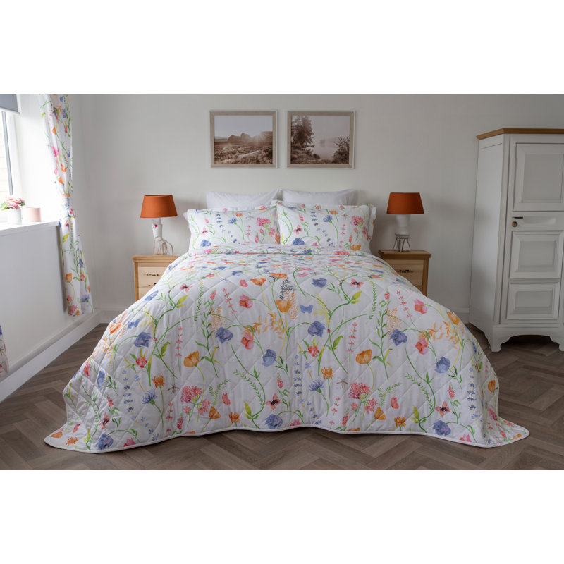 Larissa Cotton Blend Floral Duvet Cover