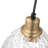 Abner Metal Pendant with Bark-Textured Glass Shades-1188212123