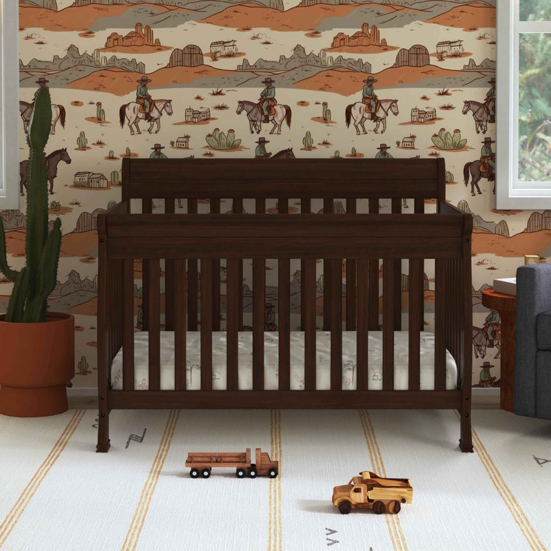 Lit de bébé convertible 4-en-1 Kalani, Espresso