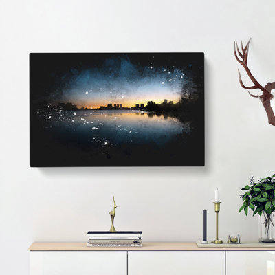 Cambridge Massachusetts Skyline - Wrapped Canvas