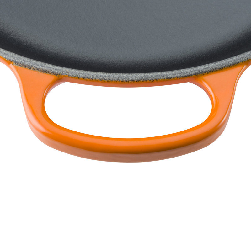 Le Creuset Cast Iron Frying Pan with Metal Handle, Volcanic, 26cm