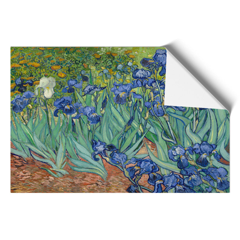 Irises by Vincent van Gogh - Frameless Print, 21cm H x 30cm W x 0.1cm D