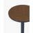 Oxford Blue Calder Leather Side Table with Pedestal Base-1507413537-1507413542