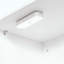 Lit plateforme simple en L avec rangement, bureau, lit gigogne et lumière DEL-856782321-856782325