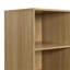 Armoire de rangement sans porte pour chambre à coucher avec tablettes et 3 tiroirs-265447129
