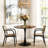 Modern Dining Table,Mdf Top And Steel Base Round Kitchen Table-1658256985-1646728156-1651160617