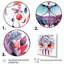 Mauve Boho Dreamcatcher, aquarelle encadrée sur toile-1984648672-1984648673
