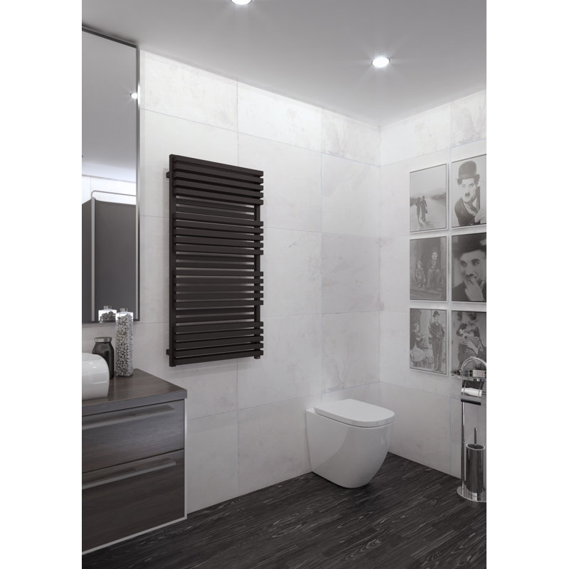 Quadrus Bold One Electric Towel Rail, 118.5cm H x 45cm W x 12.2cm D