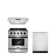 3 Piece Kitchen Package With 30" Freestanding Gas Range With Custom Handle And Knob Kit 30" Under Cabinet Range Hood 24" Built-in Fully Integrated Dishwasher