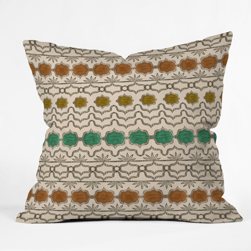 Coussin décoratif intérieur/extérieur en cendres et cendres, 16 po x 1 po
