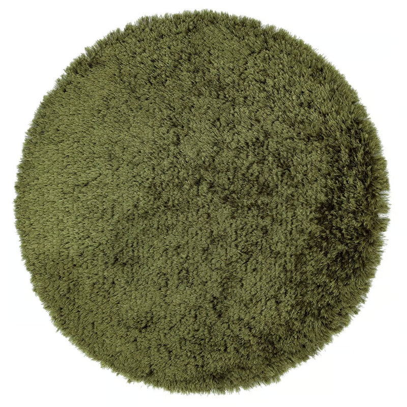 Tapis rond en coton Tulisia, Rond 4 pi 11 po