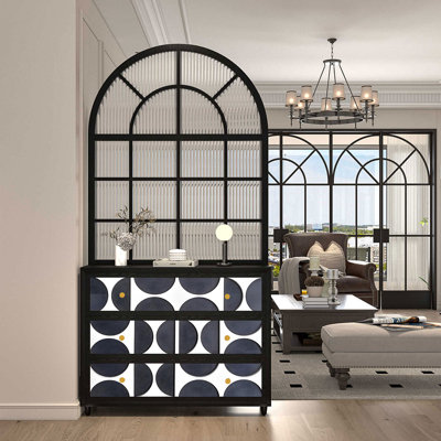 New Chinese-style entrance door foyer cabinet