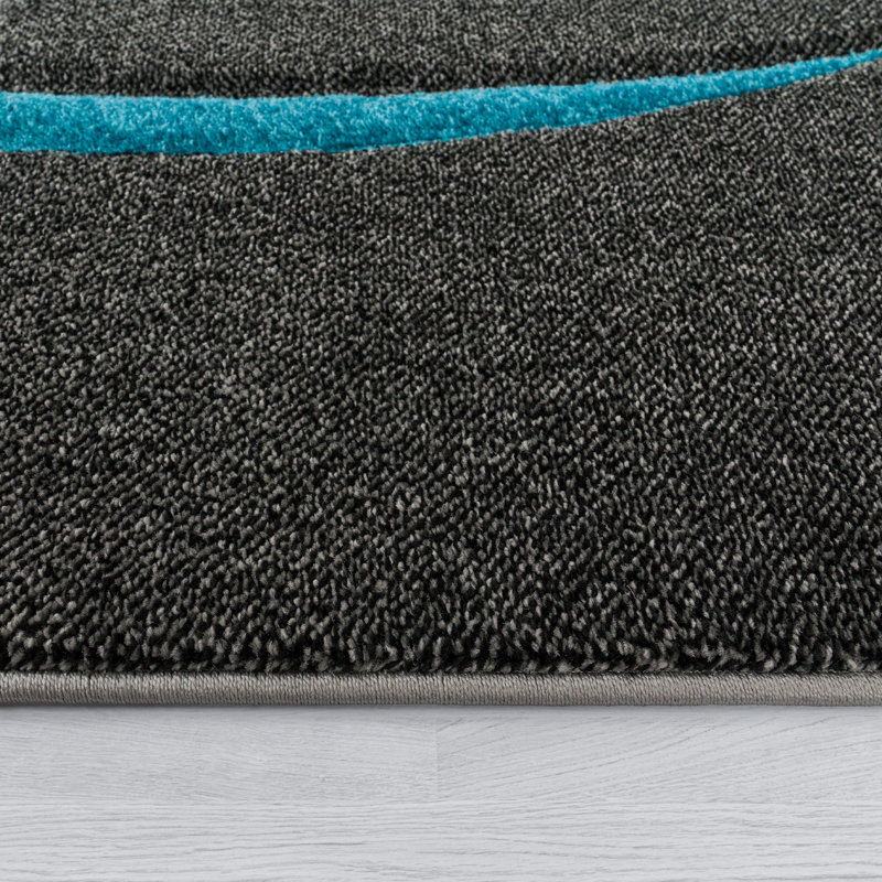 Zaniyah Abstract Area Rug, Rectangle 80 x 150cm