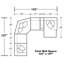 Canapé modulaire inclinable de 143 po Balvina-85505964