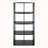 Kellerman 8-Cubbies Storage Cube Shelf In Black Finish, 52.94'' H X 25.42'' W X 11.64'' D